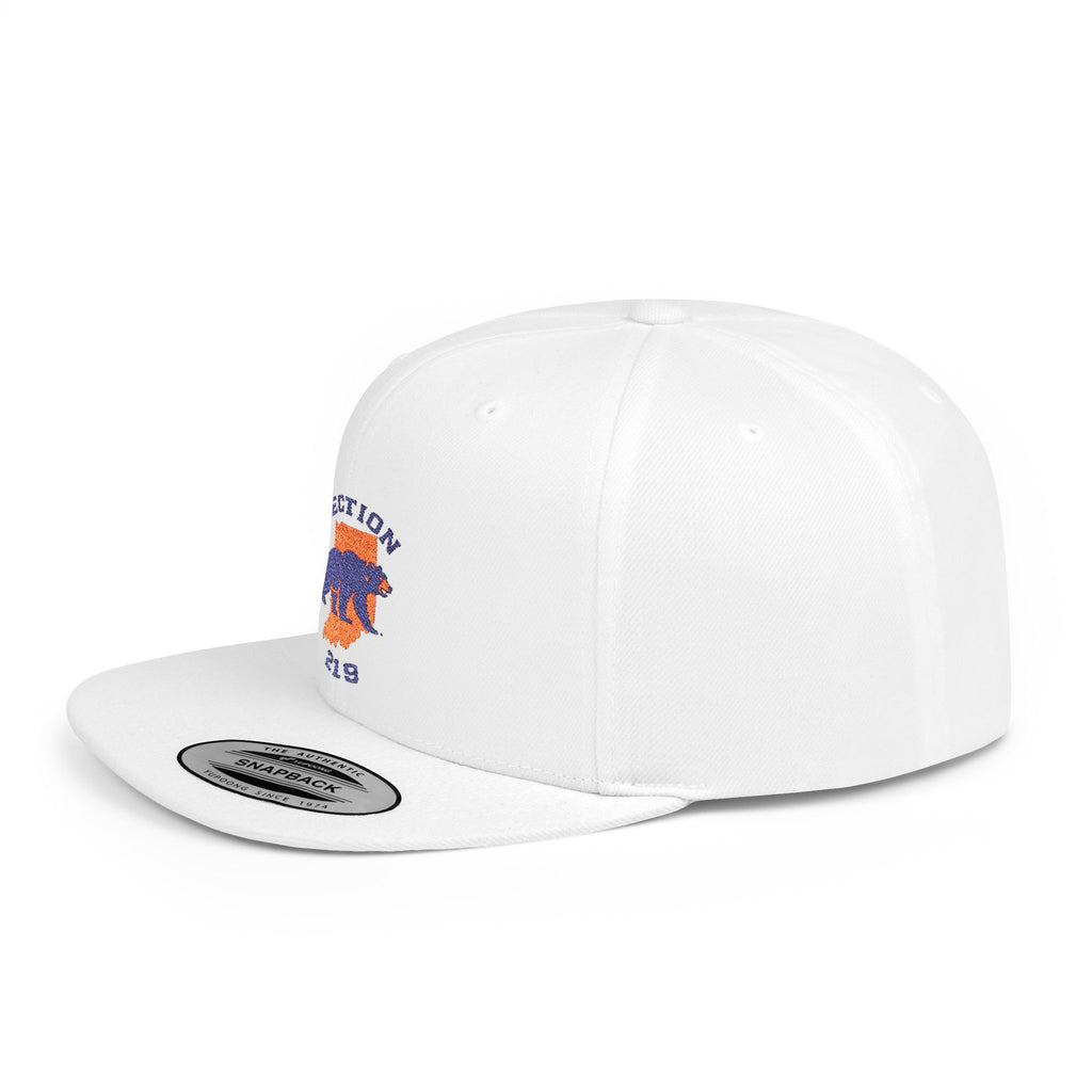 Indiana Bears - Section 219 White Flat Bill Snapback