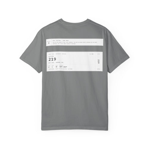 Grey Series One Region Section 219 T-shirt, back view