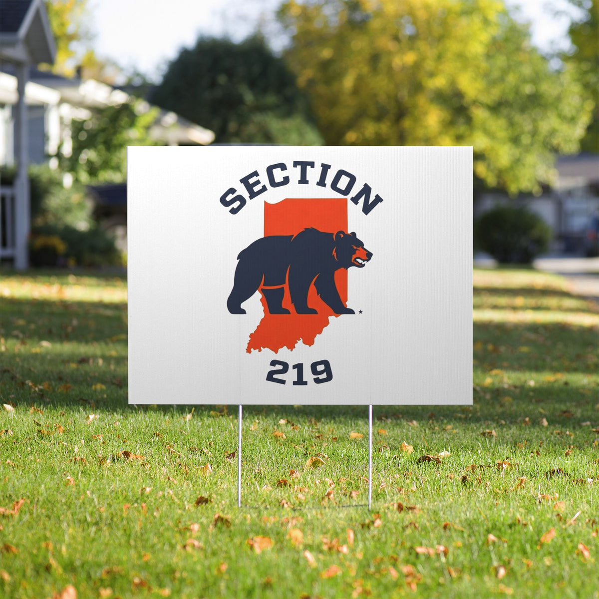 Indiana Bears - Section 219 Yard Sign