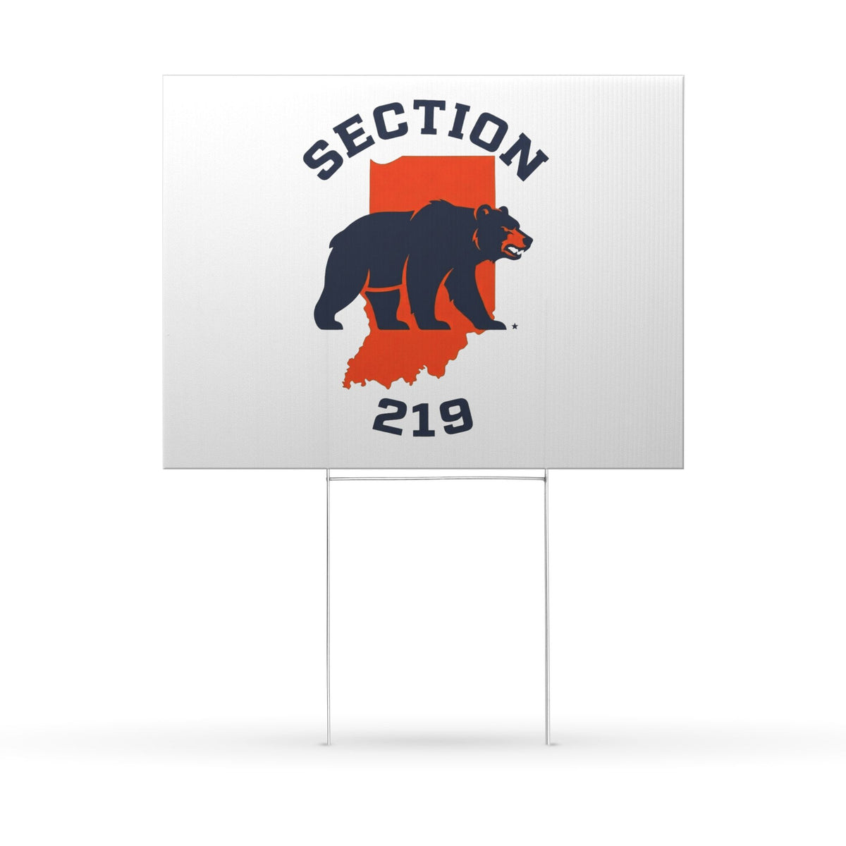 Indiana Bears - Section 219 Yard Sign