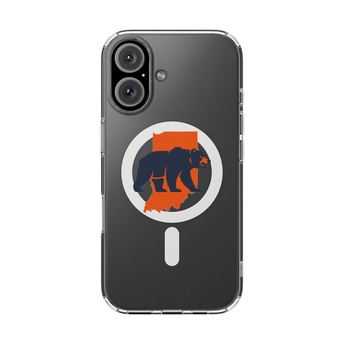Indiana Bears (iPhone 16) Magnetic Clear Impact-Resistant Cases