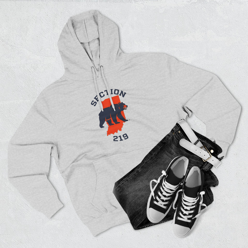 Indiana Bears - Section 219 Gray Fleece Hoodie