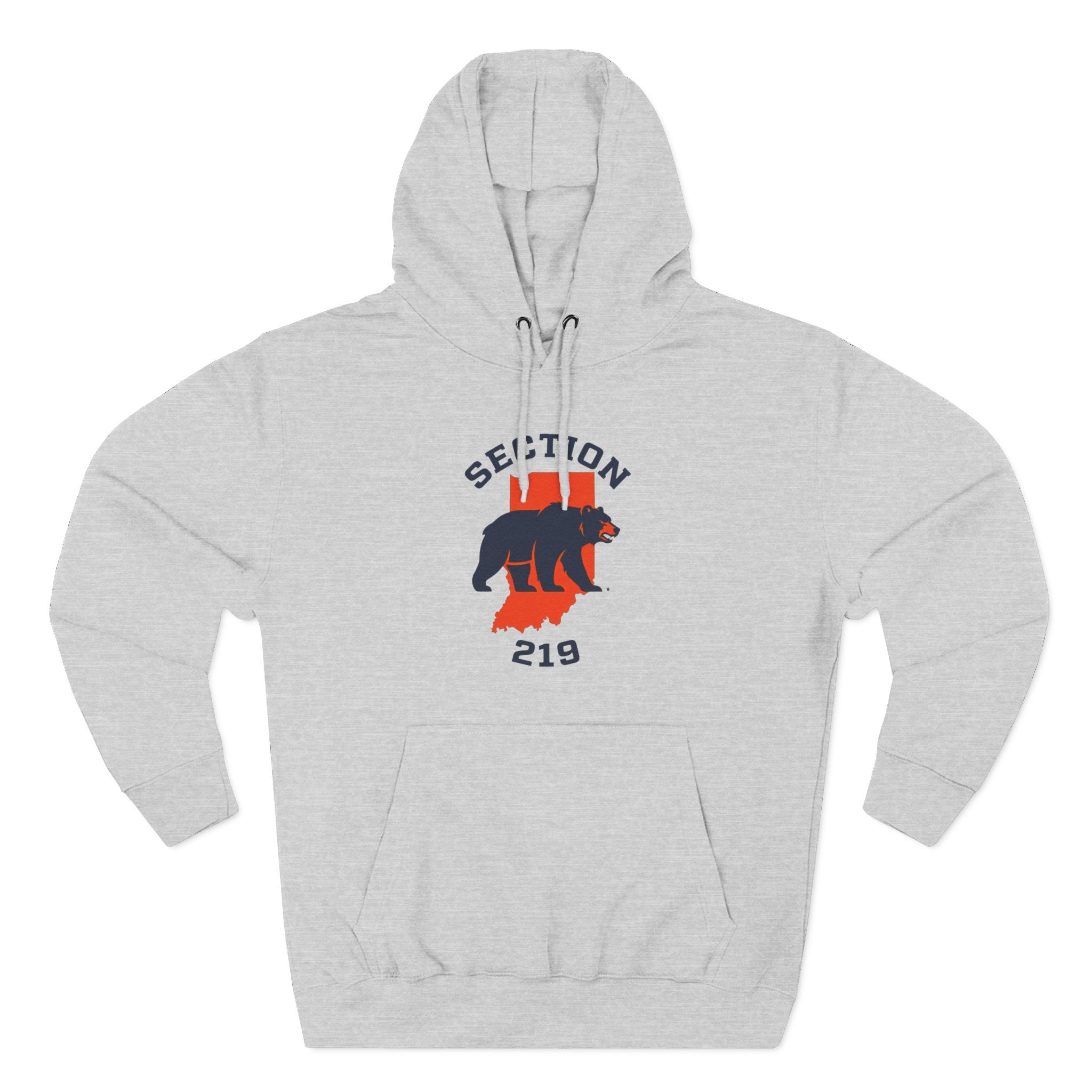Indiana Bears - Section 219 Gray Fleece Hoodie